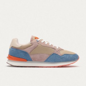 Men's HOFF CITY OTTAWA Trainers Beige Pink Blue | IRELAND FVMO6