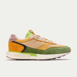 Men's HOFF TRIBE PANGANI Trainers Beige Yellow Green | IRELAND ZYWN3