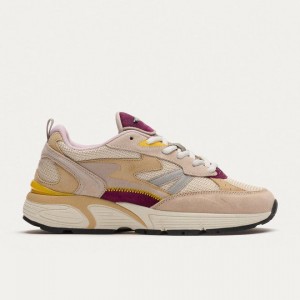 Women's HOFF STATE ALABAMA Trainers Beige Yellow | IRELAND FPMU4