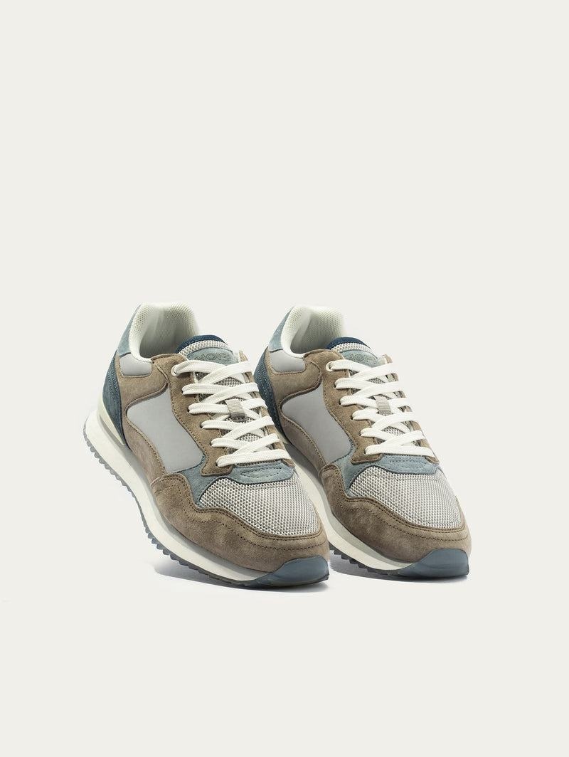 Men's HOFF CITY BRISTOL Trainers Grey Beige White | IRELAND FZEP1