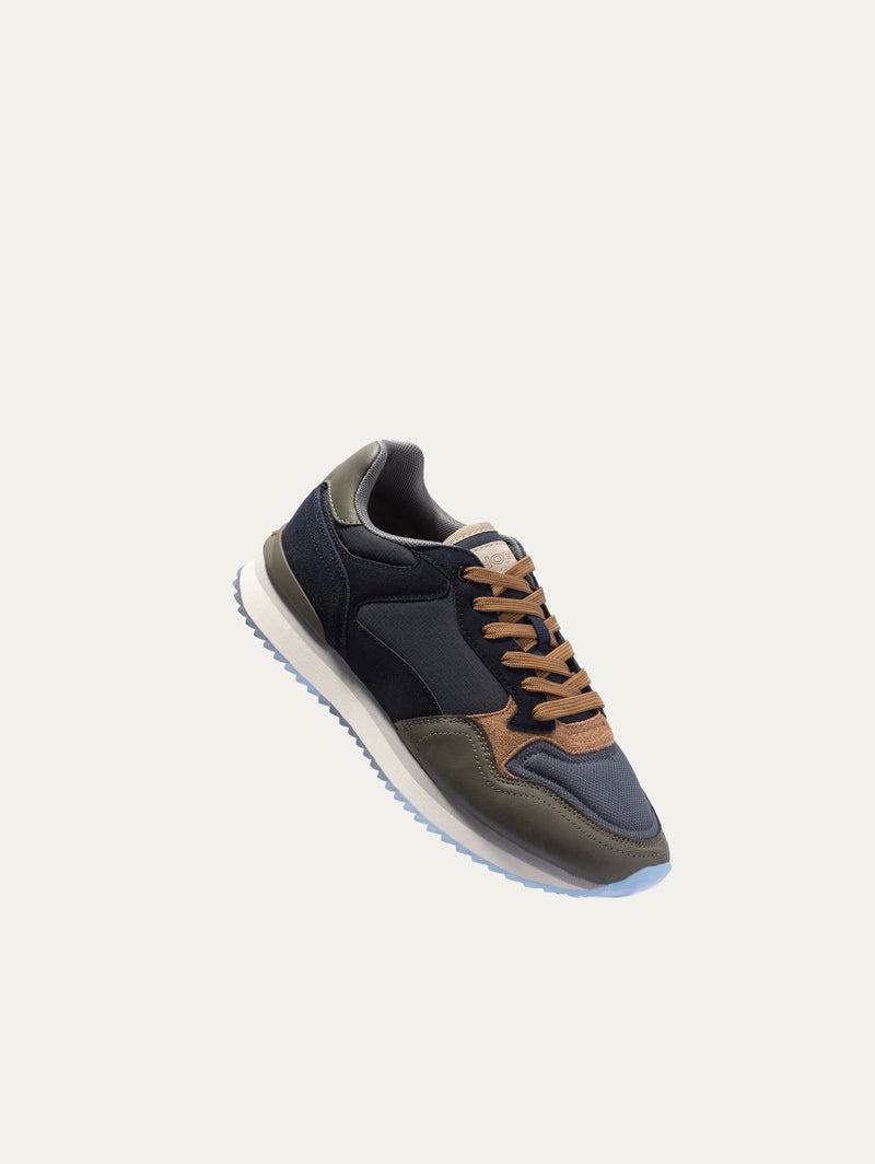 Men's HOFF CITY COPENHAGEN Trainers Dark Blue Brown | IRELAND CSUG2