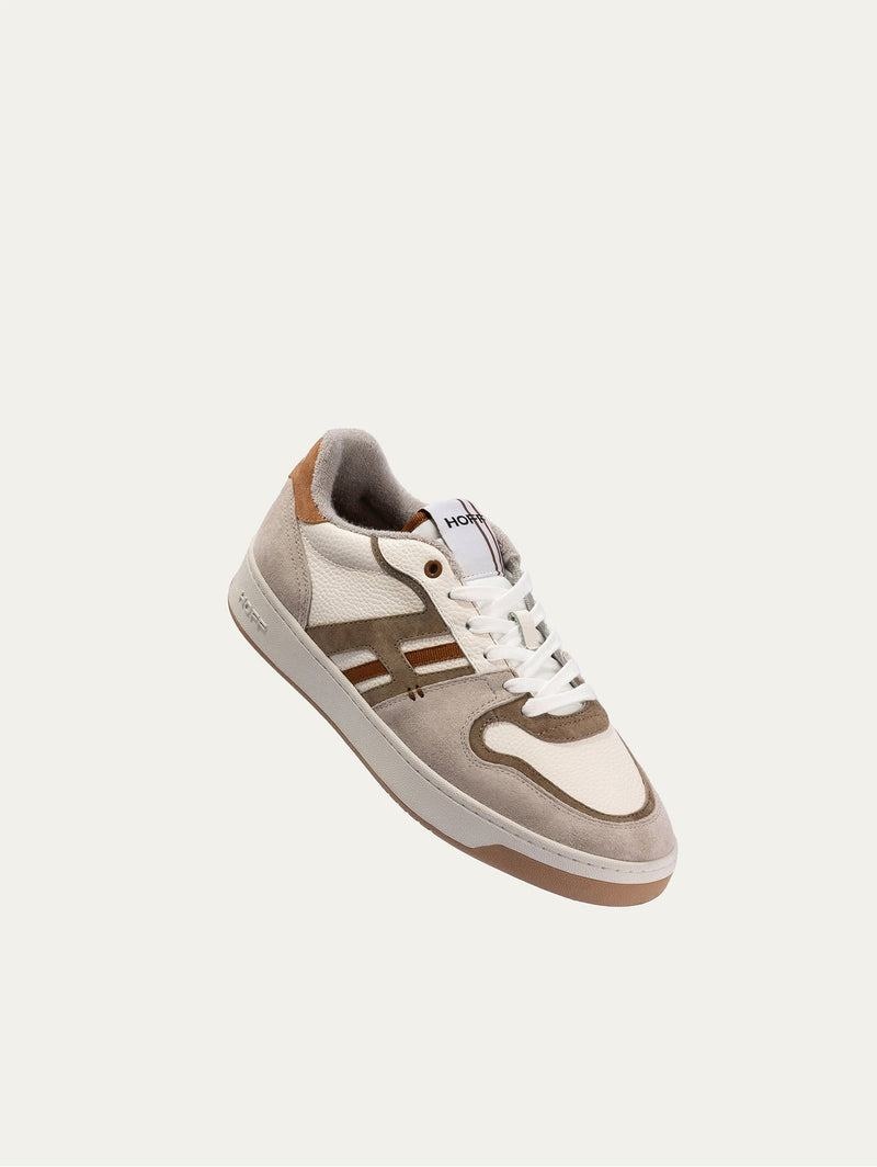 Men's HOFF METRO TROCADERO Trainers White Grey Brown | IRELAND AMPX5