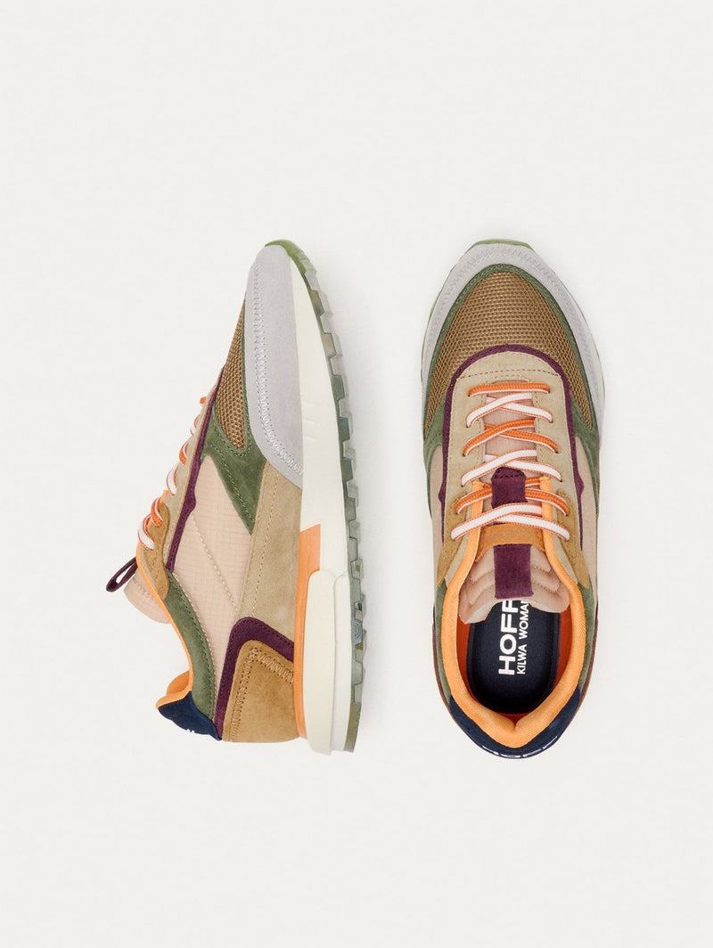 Men's HOFF TRIBE KILWA Trainers Brown Green Orange | IRELAND RNBQ8