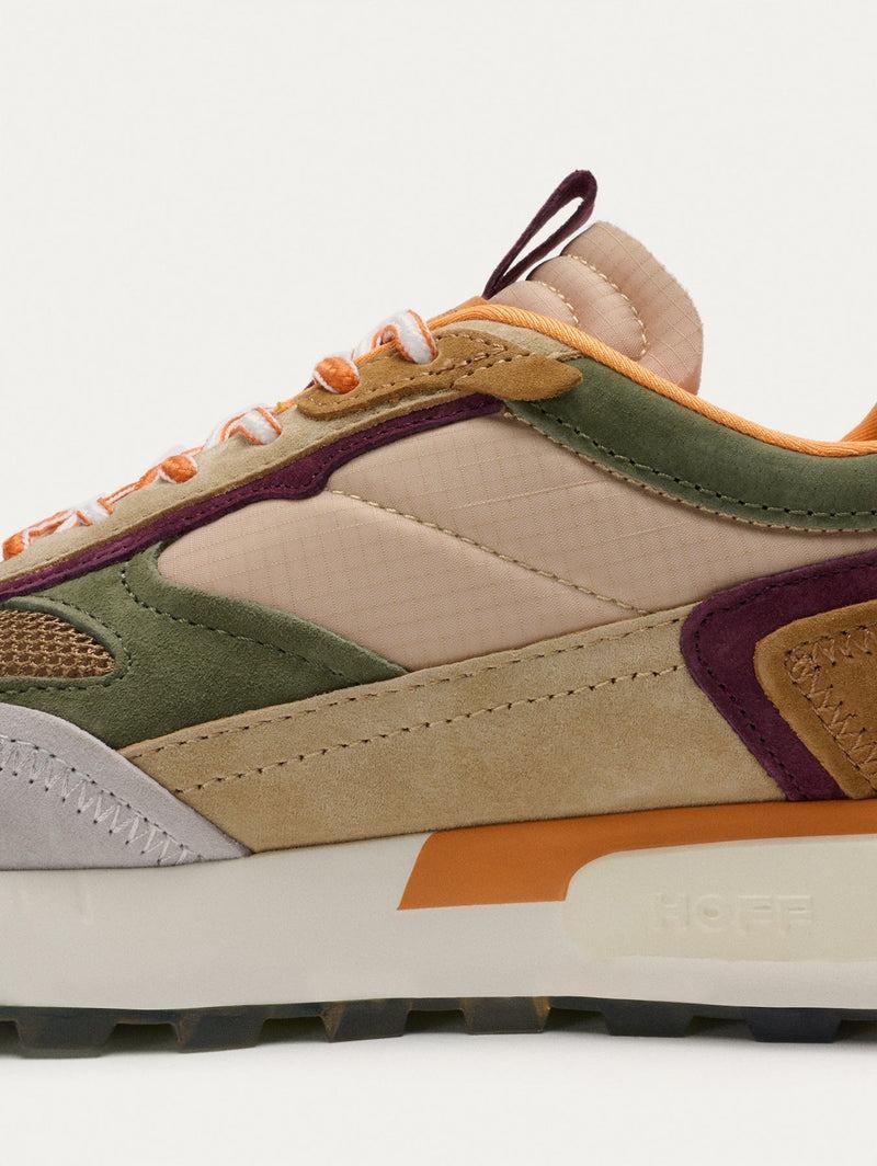 Men's HOFF TRIBE KILWA Trainers Brown Green Orange | IRELAND RNBQ8