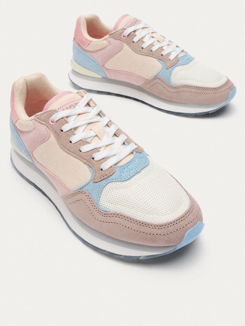 Women's HOFF CITY BARCELONA Trainers Pink Blue White | IRELAND QDKV5