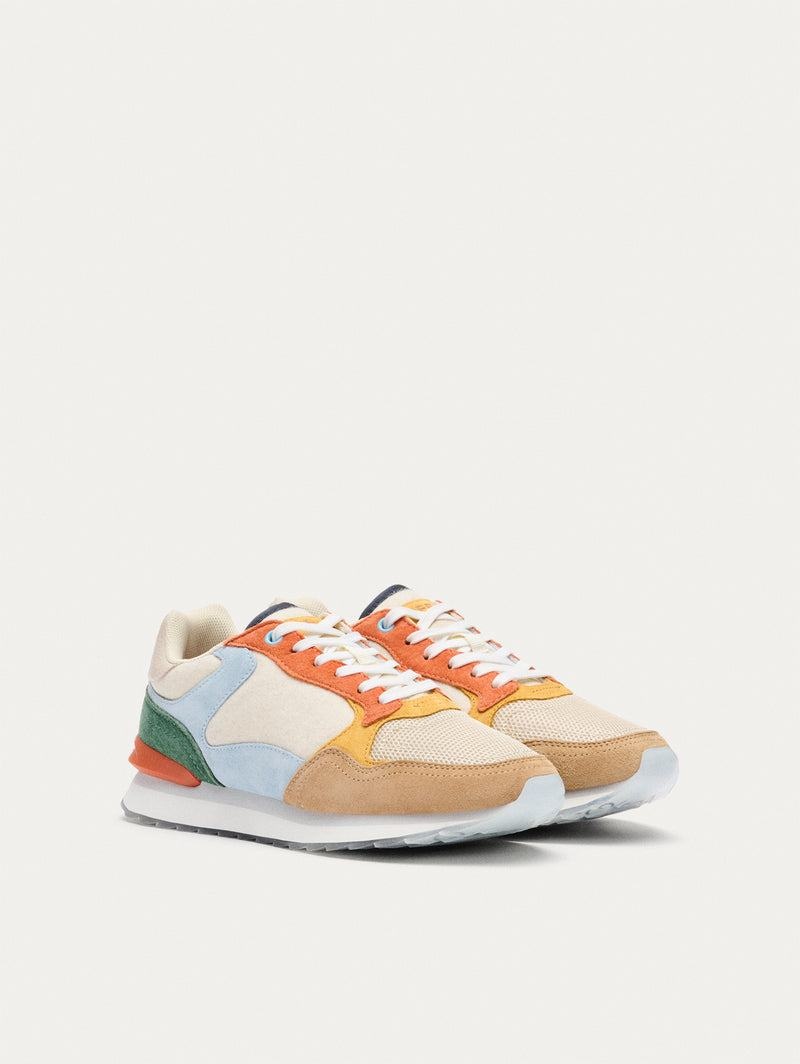 Women's HOFF CITY CHARLESTON Trainers White Orange Beige | IRELAND UQEJ9