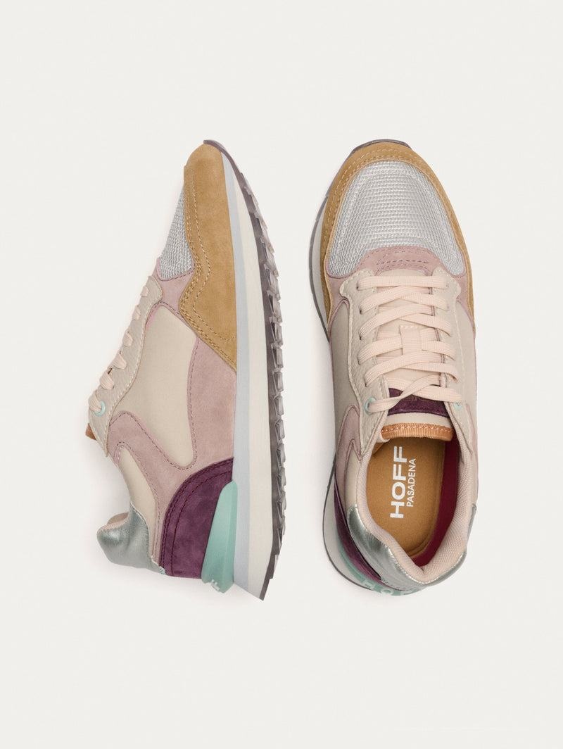 Women's HOFF CITY PASADENA Trainers White Pink Brown | IRELAND GOWD2