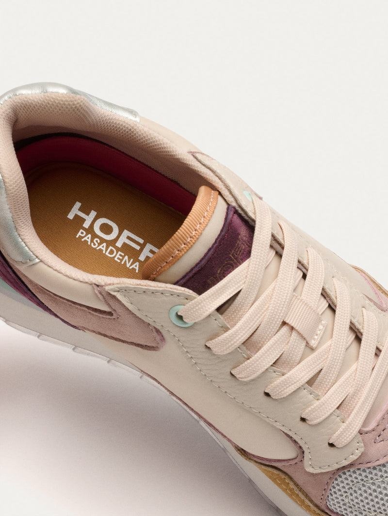 Women's HOFF CITY PASADENA Trainers White Pink Brown | IRELAND GOWD2