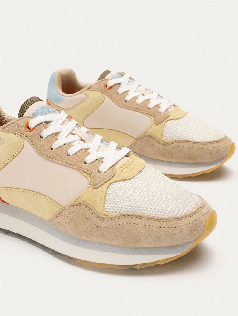 Women's HOFF CITY RIAD Trainers Beige Yellow White | IRELAND VBSR2