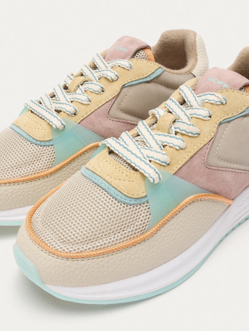 Women's HOFF DISTRICT CARNABY Trainers Beige Pink Yellow | IRELAND MLQI2