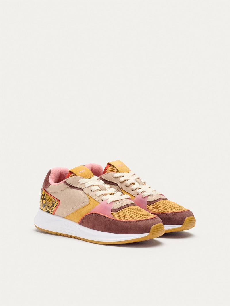 Women's HOFF DISTRICT KHAO SHAN Trainers Yellow Beige | IRELAND NIOS7