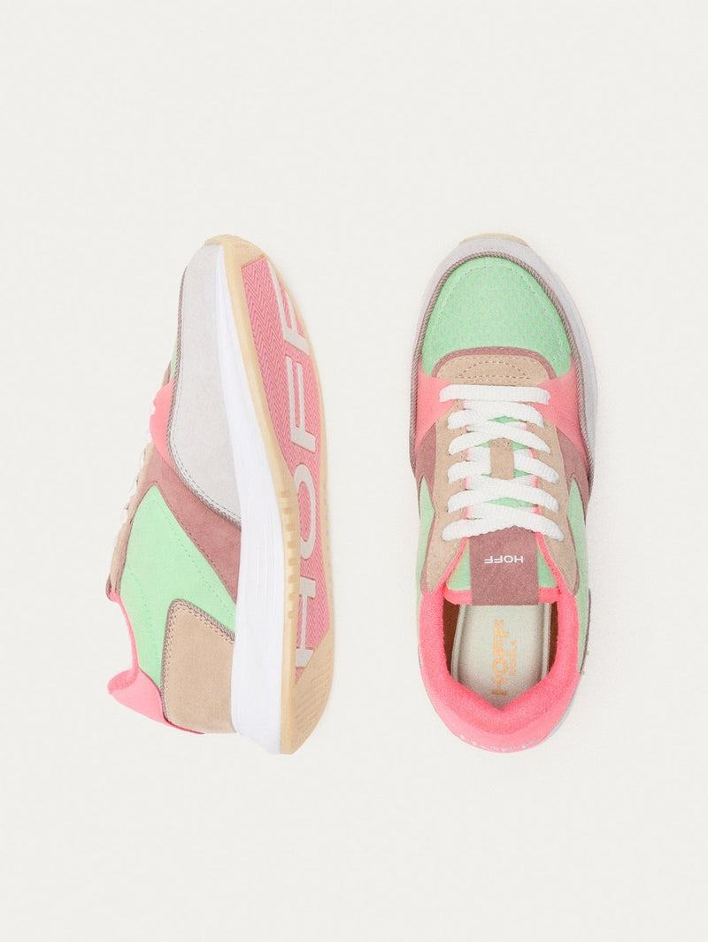 Women's HOFF DISTRICT RAMBLA Trainers Beige Pink Green | IRELAND DAEY6